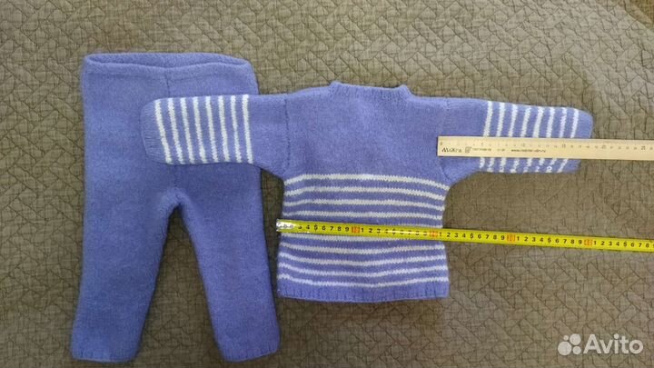 Костюм детский шерсть на 60-68 см +носки в подарок