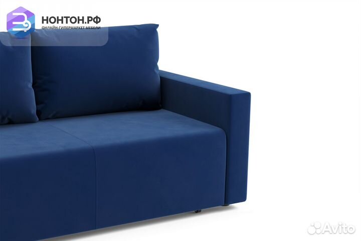 Диван еврокнижка Виена синий