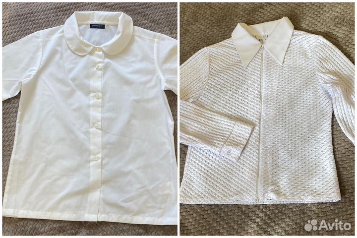 Рубашки белые на рост 146-152 и 164