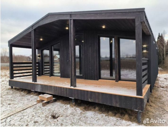 Каркасный дом с доставкой 90 м кв, арт. вх-4895