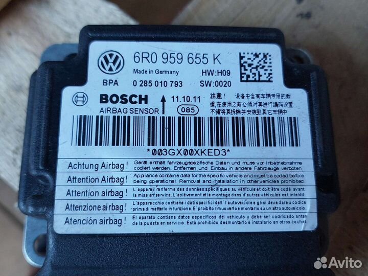 Блок управления Airbag Skoda Fabia 2 6R0959655L