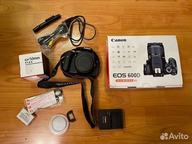 Зеркальный фотоаппарат Canon 600d купить в Москве | Электроника | Авито