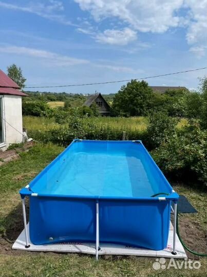 Каркасный бассейн 400X211X81 с Фильтром насосом
