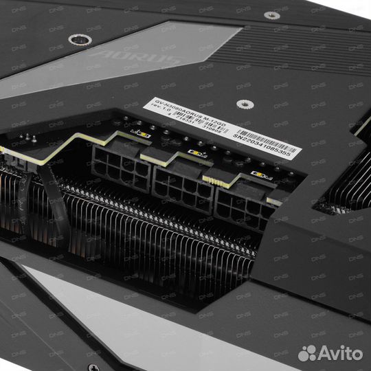 Видеокарта c LED gigabyte aorus 3080 12G master