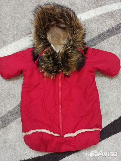 Зимний комбинезон конверт 68-74