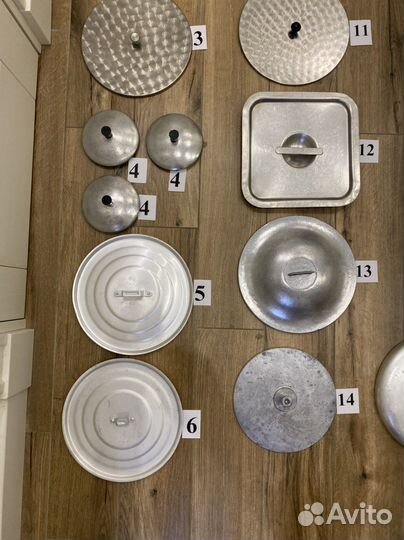 Крышки для кастрюль времён СССР