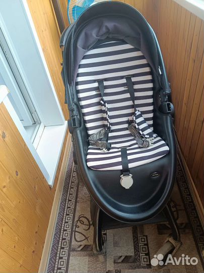 Коляска 2 в 1 эко кожа