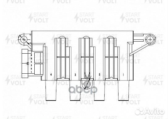 Катушка зажигания для а/м Fiat Albea (02) /Punt