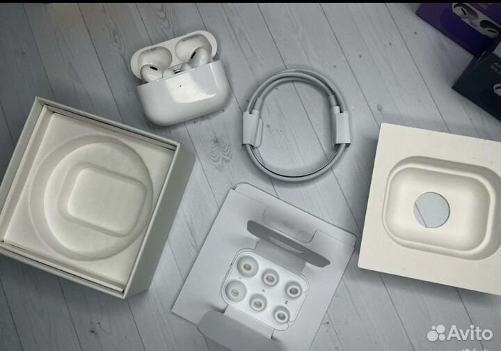 Airpods Pro с шумоподавл, чехол в подарок
