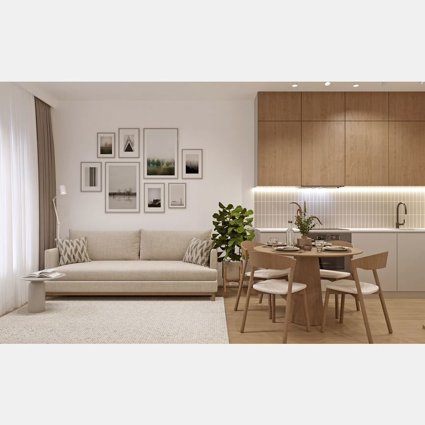 2-к. квартира, 46,3 м², 3/5 эт.