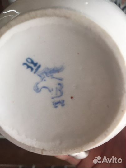 Кофейный сервис фарфор 14 предметов