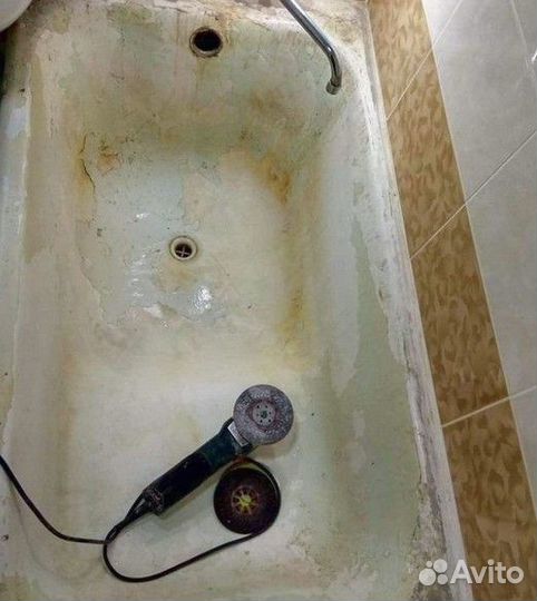 Реставрация ванн жидким акрилом ремонт ванны