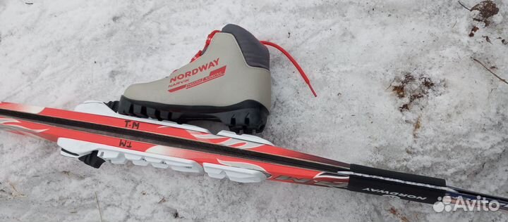 Лыжи детские 120 комплект