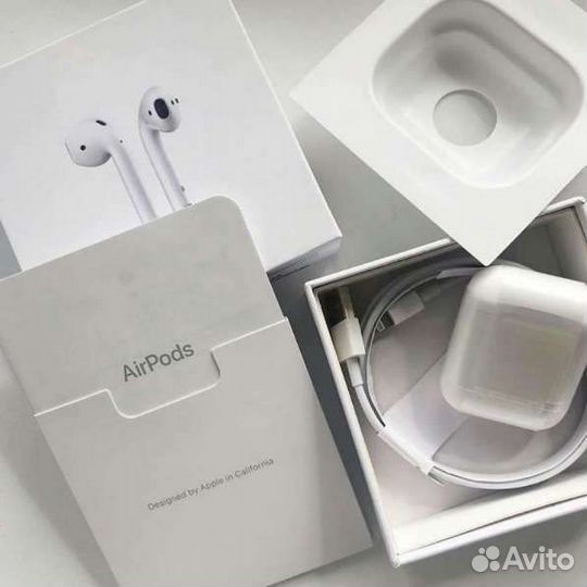 Беспроводные наушники apple airpods 2
