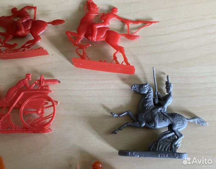 Солдатики пластмассовые СССР конные