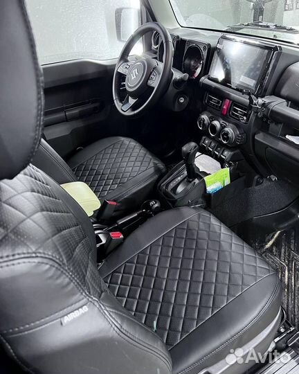 Чехлы алькантара Ромб Skoda Octavia от Автопилот