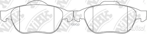 PN0204-nibk колодки дисковые п Renault Espace