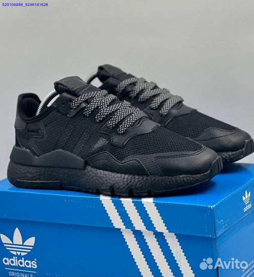 Кроссовки Adidas Nite Jogger Black (Арт.72202)