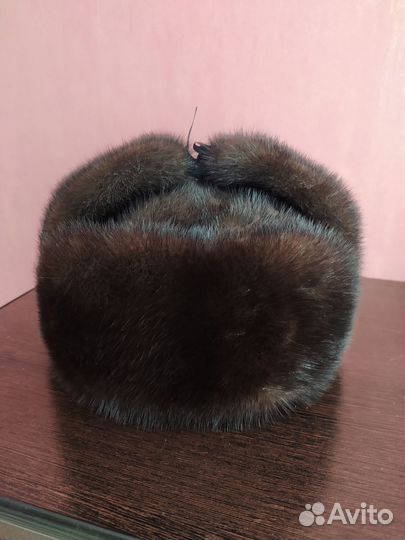 Норковая шапка мужская