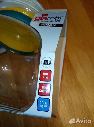 Жаропрочный чайник-кофейник Италия