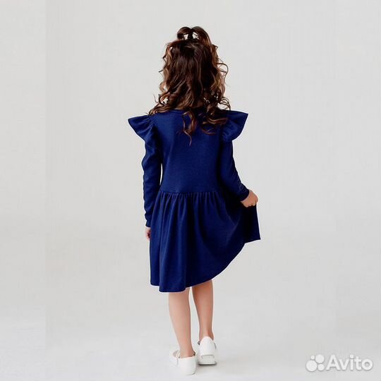 Платье для девочки 104 см, 110 см, хлопок, плотное