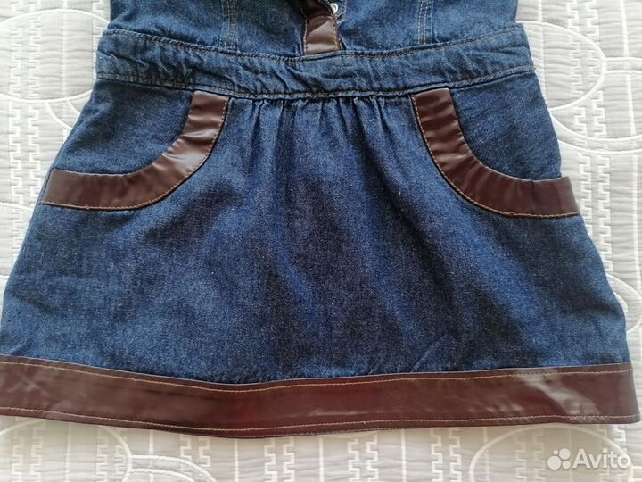 Джинсовое платье 110р