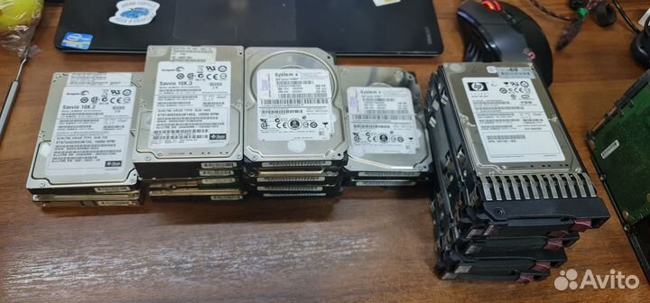 Жесткие диски SAS 2.5