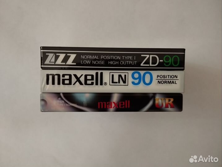Аудиокассеты новые запечатанные