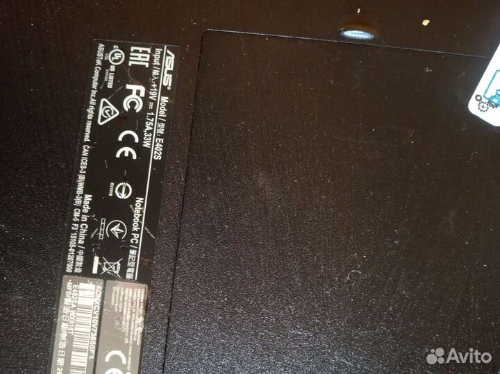 Ноутбук asus E 402 S-wx016t в тонком корпусe