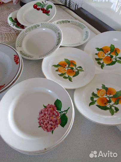 Тарелки ссср.Дулево и зик