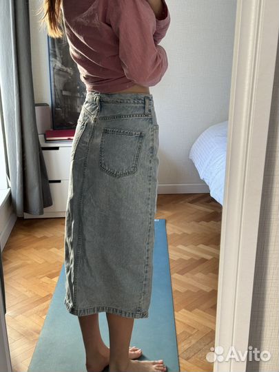 Юбка джинсовая mango
