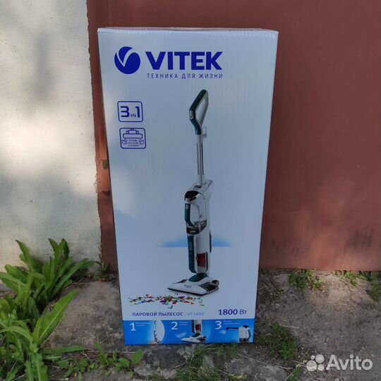 Новый Пылесос вертикальный паровая швабра vitek