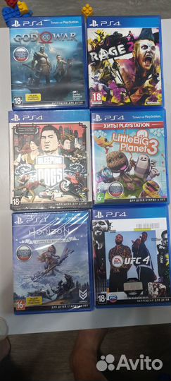 Лицензионные диски PlayStation 4 pro 5