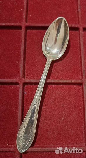 Чайная ложка Пламя серебро