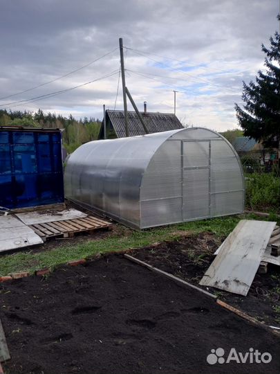 Теплица усиленная 20*30 оцинкованная