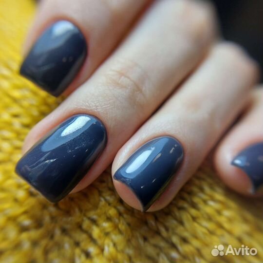 Маникюр гель лак наращивание