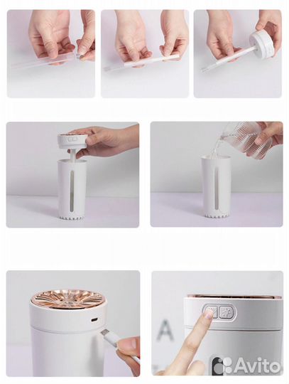 Увлажнитель воздуха в машину и для дома с проекций