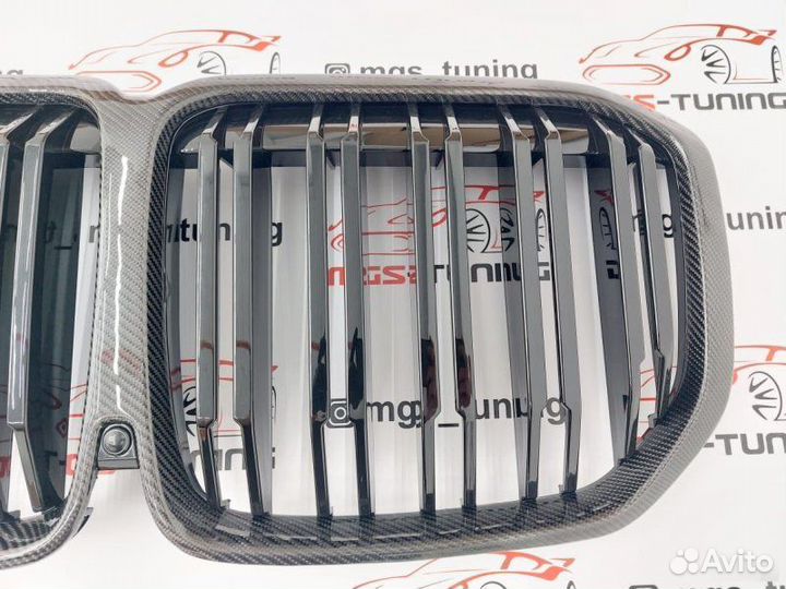 Решетка радиатора BMW Х7 G07 M-Style карбон