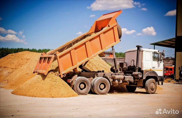 Песок карьерный