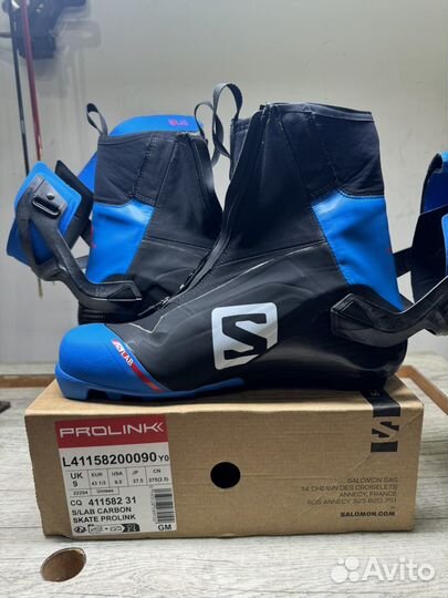 Лыжные ботинки Salomon s lab carbon uk9, 27,5 см