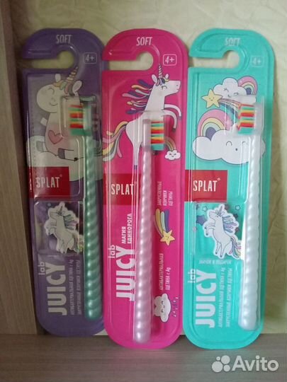 Детские зубные щетки, зубная паста