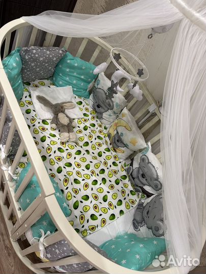 Детская кроватка трансформер 9 в 1