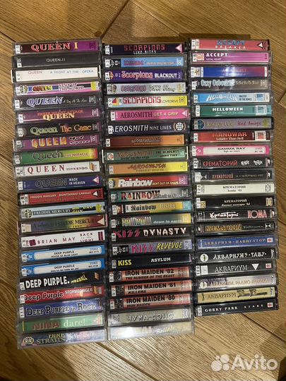 Аудиокассета рок музыка