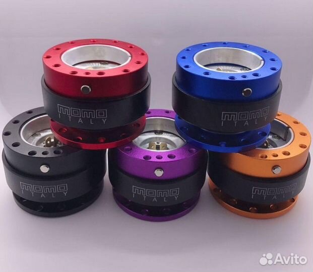 Адаптер для руля быстросъемный momo (Красный)