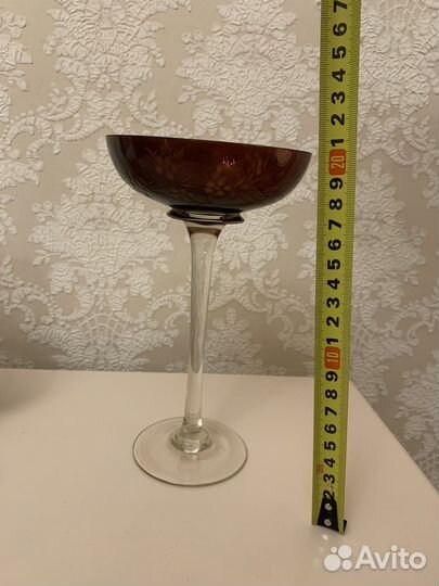 Ваза,конфетница марганцево стекло