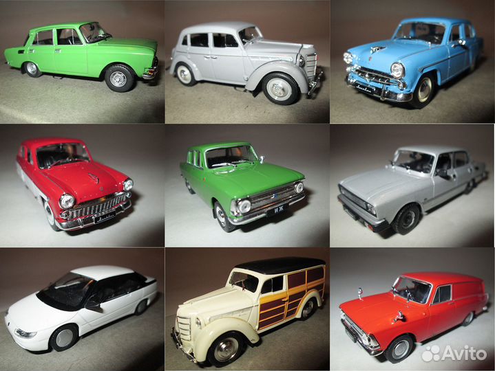 Москвич, Иж модели авто (и другие, большой выбор)