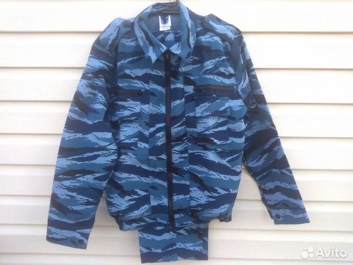 Форма охраны синий камуфляж