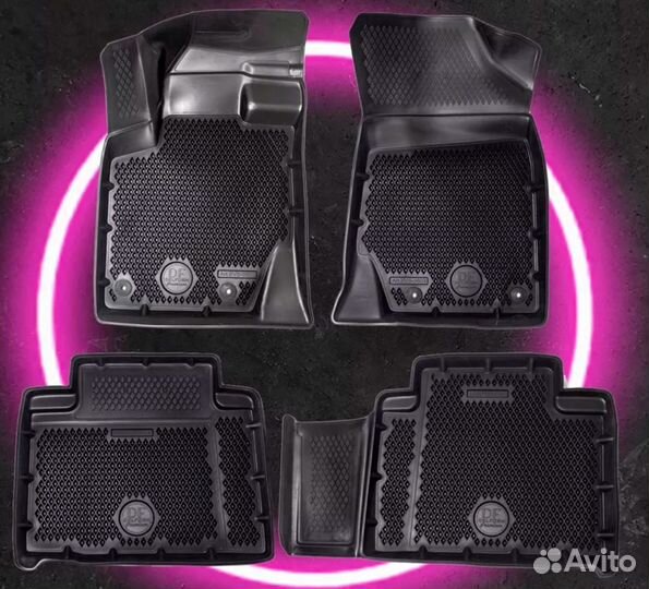 3D EVA коврики delform Geely Atlas Pro с 2021г
