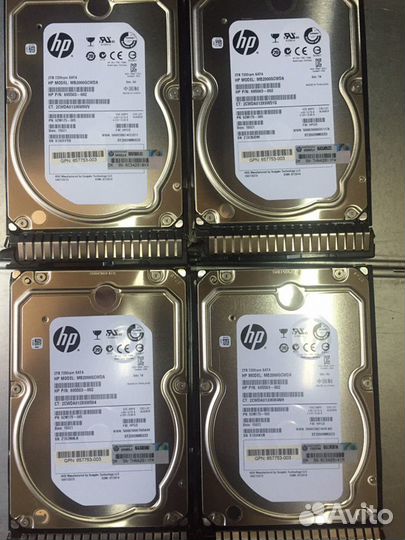 Жесткие диски HP 2TB SATA 7200rpm 658102-001