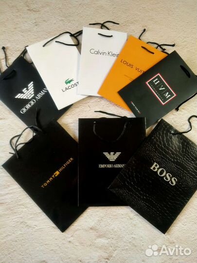 Пакет подарочный бренд